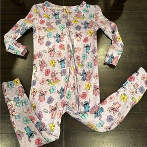 Posh Peanut Angel & Stitch 12-18 months Zippie